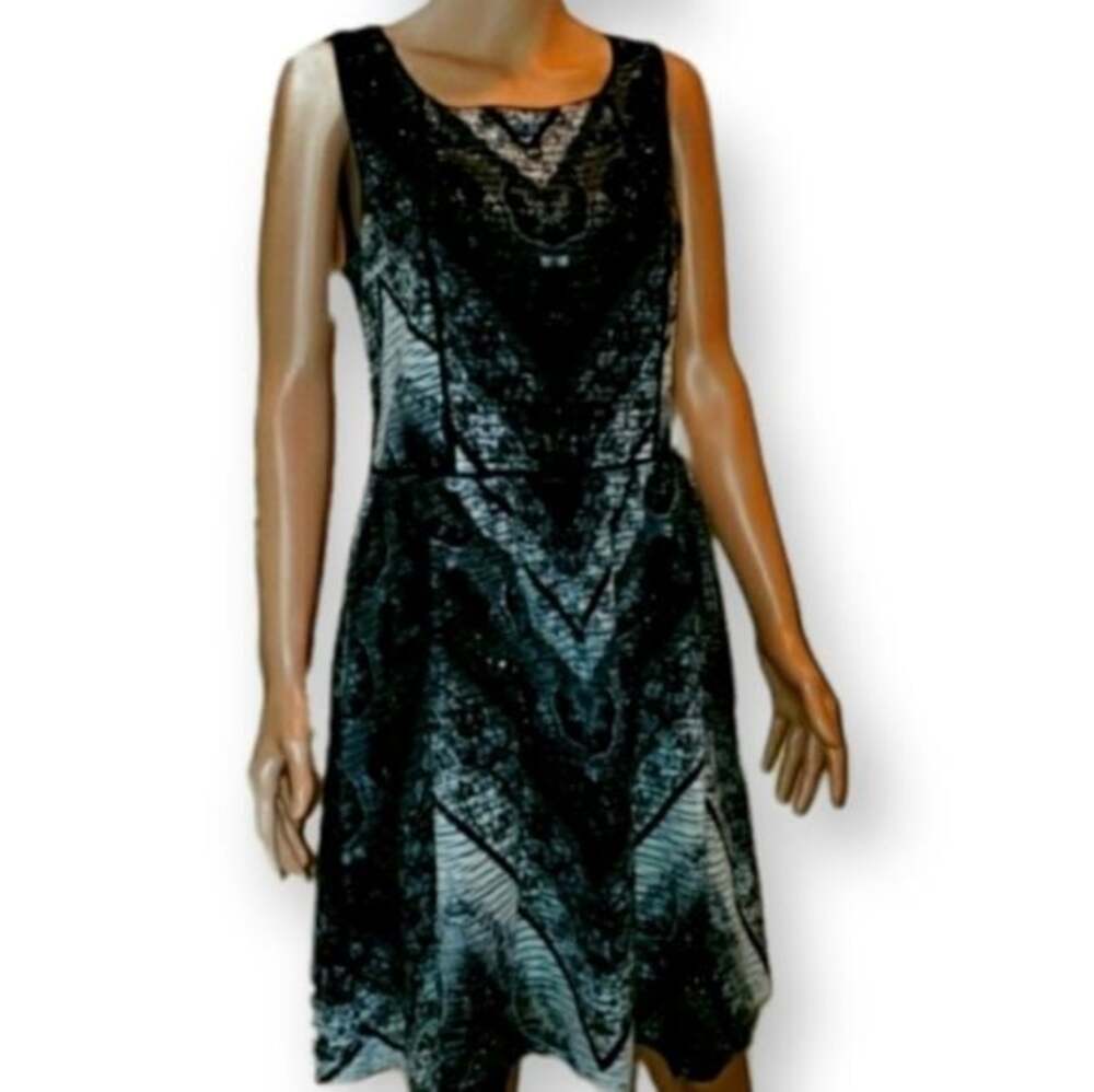 Loft Beautiful Black and White Dress